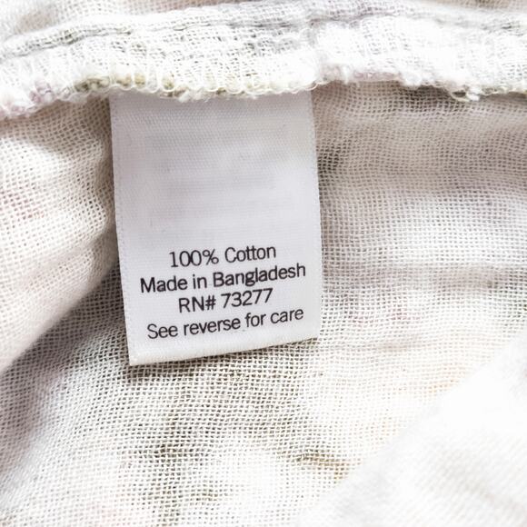 Sonoma Cotton Short Sleeve Button Up Shirt XXL Floral Casual Travel - Picture 7 of 9